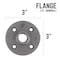 Stz STZ Industries Pipe Decor Iron Flange 1/2 in. 310 F-12-6 - alternate 5